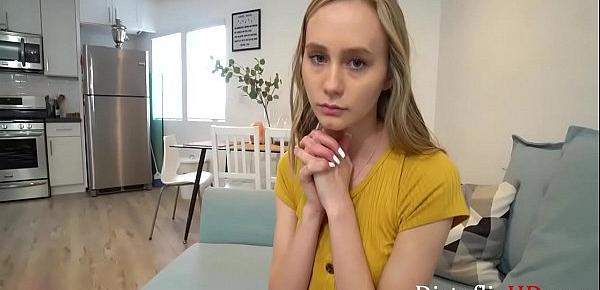  Brunette Teen Makes Credit Score Right WIth Her Pussy